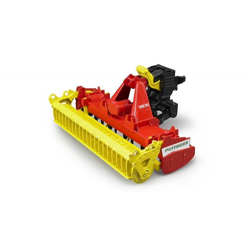 Bruder 02346 – Herse Rotative Pöttinger Lion 3002 1/16 Pour Tracteur Agricole